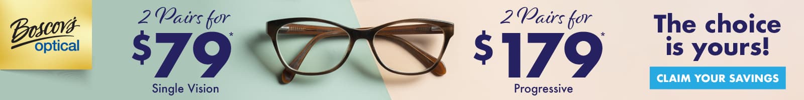 2 for $79 optical Offer