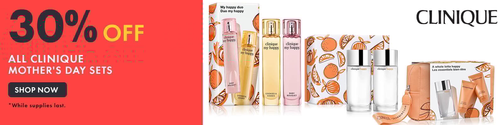 30% off All Clinique Mother's Day Sets