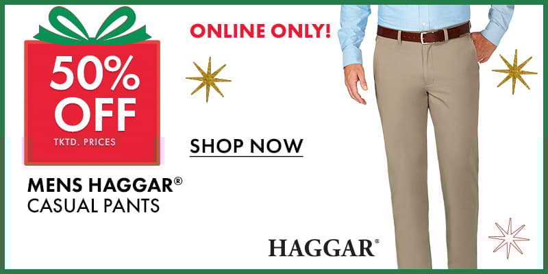 50% OFF Mens Haggar Pants 