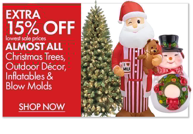 Extra 15% Off Almost All Outdoor Xmas Decor