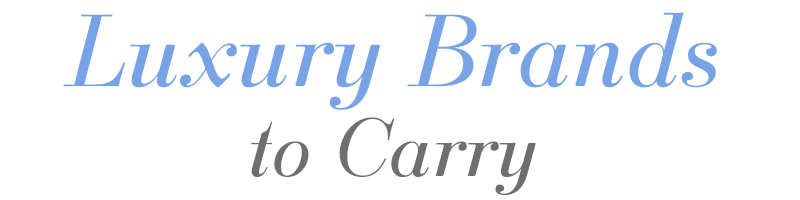 Luxury Brands to Carry