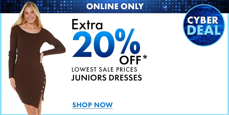 Extra 20% Off juniors dresses