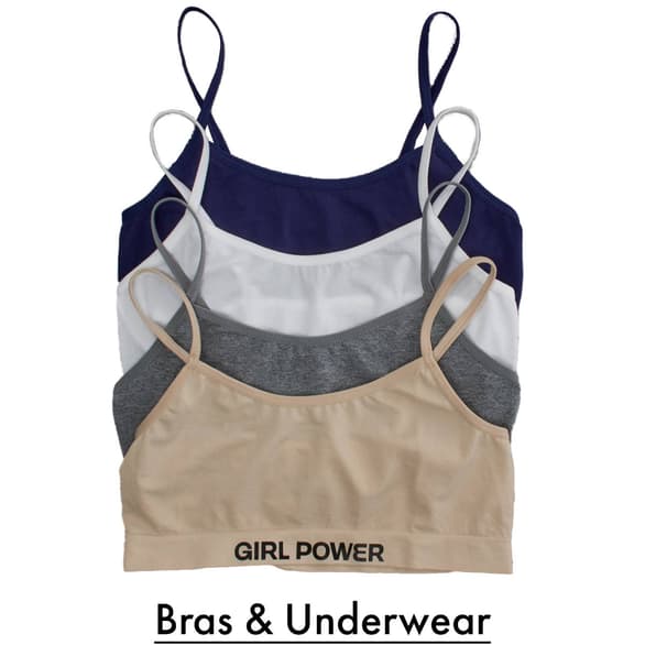 Shop All Girls Bras & Underwear 