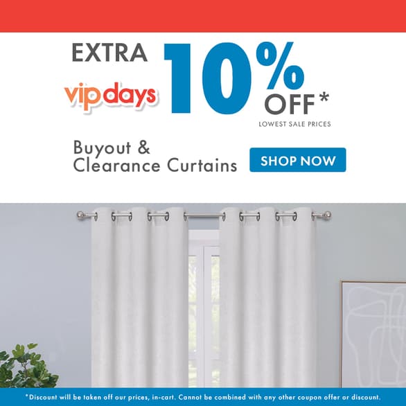 Extra 10% OFF Curtains 