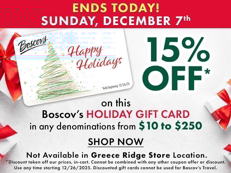 15% Off Discounted Gift Card