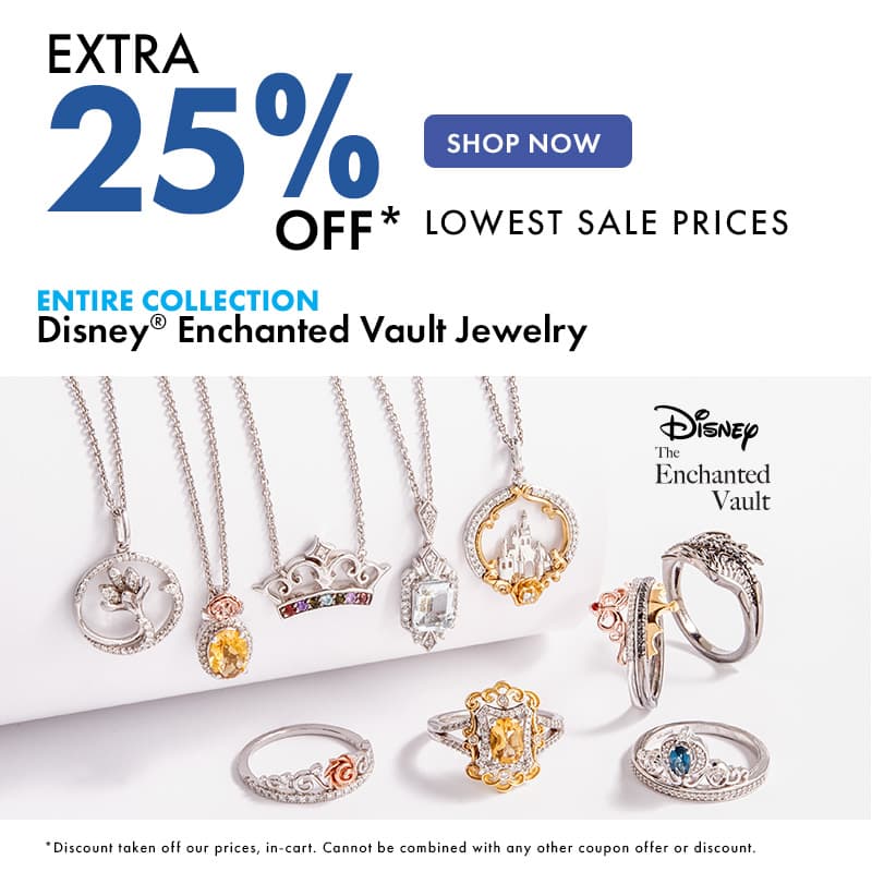 Extra 25% Off Lowest Sale Prices Entire Collection Disney Enchanted Vault Jewelry