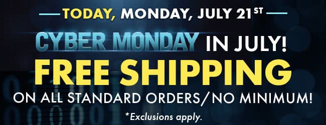 Free Shipping on All Standard Orders/No Minimum