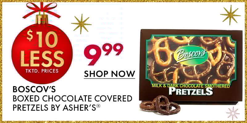 $9.99 chocolate pretzels