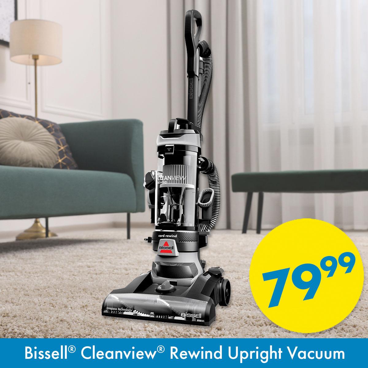 $79.99 Bissell Cleanview Rewind Upright Vacuum