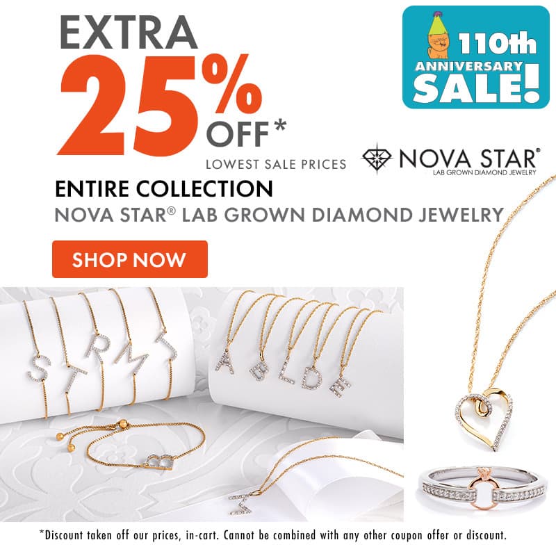 Extra 25% Off Nova Star Jewelry