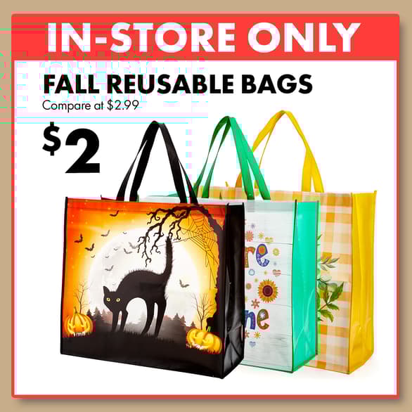 Fall Resusable Totes
