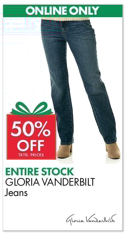 50% Off Gloria Vanderbilt Jeans