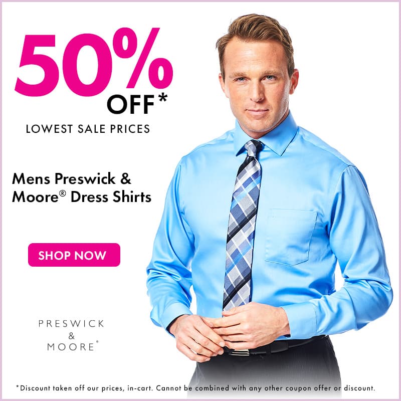 50% OFF Preswick & Moore Dress Shirts