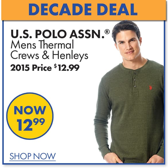 U.S. Polo Assn. Thermal Crews & Henleys
