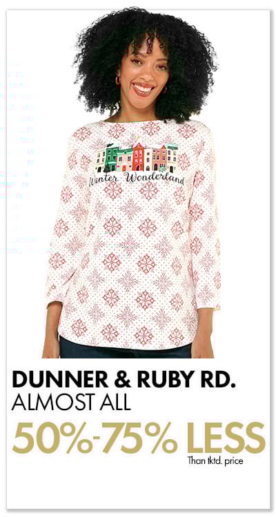 ALMOST ALL ALFRED DUNNER & RUBY RD. $12.37 to $57