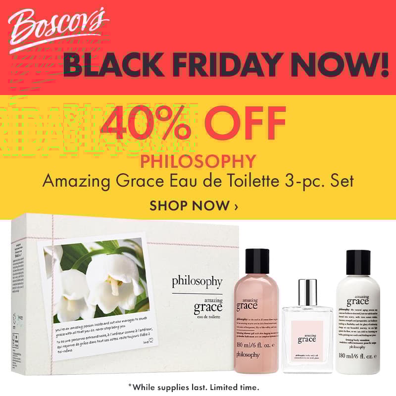 40% Off Philosophy Amazing Grace EDT Set