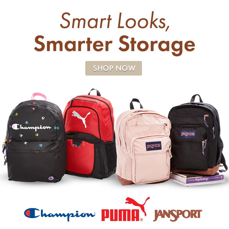 Smart Looks, Smarter Storage. Shop All Backpacks