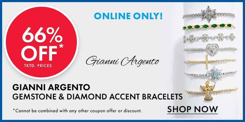 66% OFF tktd. prices GIANNI ARGENTO Gemstone & Diamond Accent Bracelets