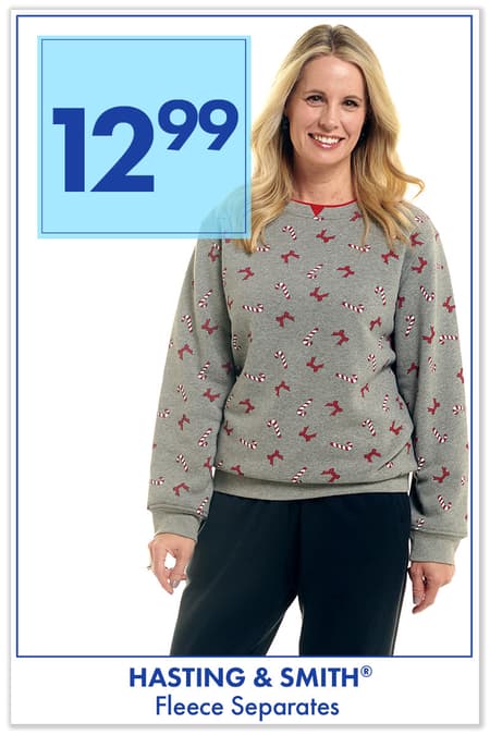 HASTING & SMITH® Fleece Separates $12.99