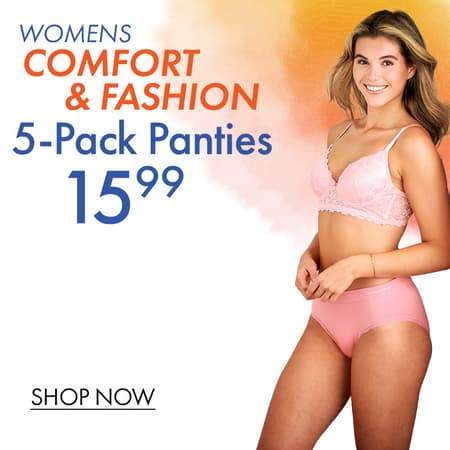 5-Pack Panties for $15.99