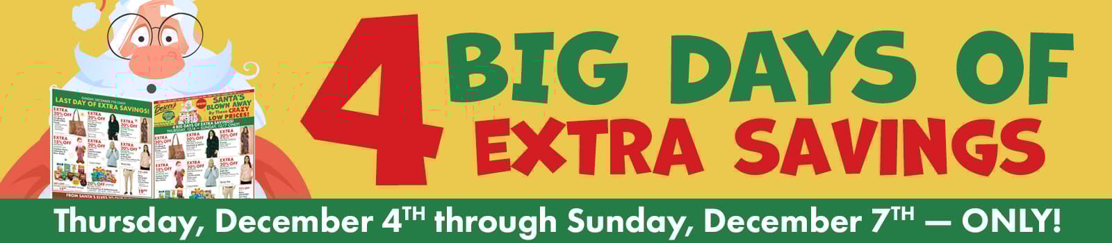 4-Days of Crazy Low Prices