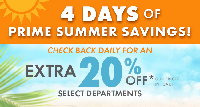 4 Days of Prime Summer Savings!