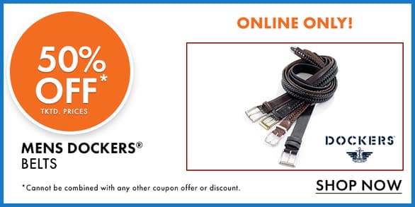 Extra 50% OFF Docker Belts