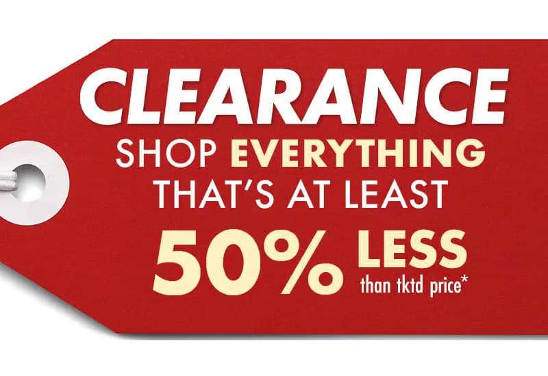 SUPER SUMMER CLEARANCE SALE