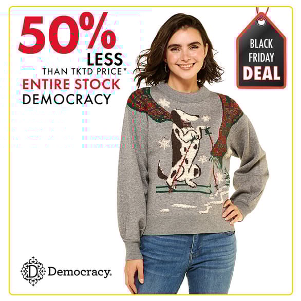 50% Less than Democracy