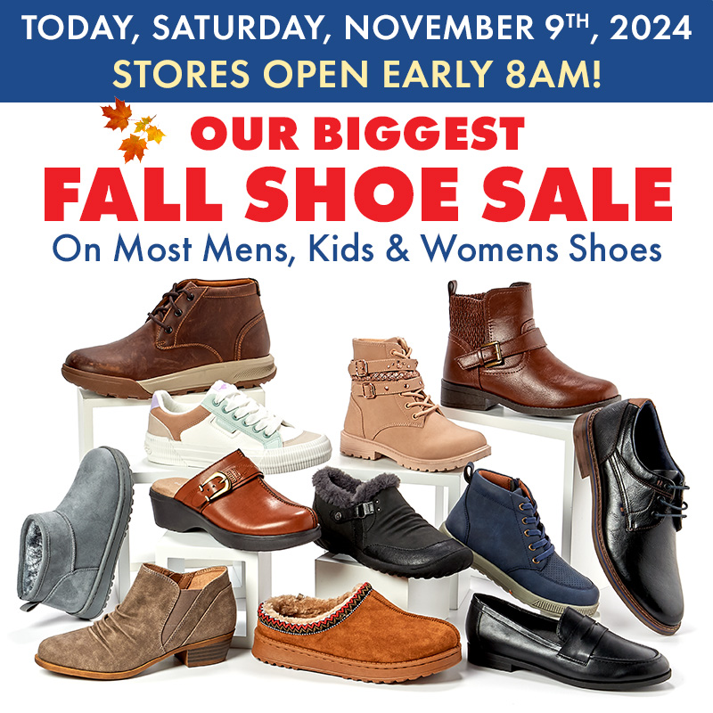 Boscov's shoe sale on sale