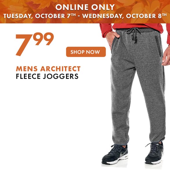 Mens Architect Joggers $7.99