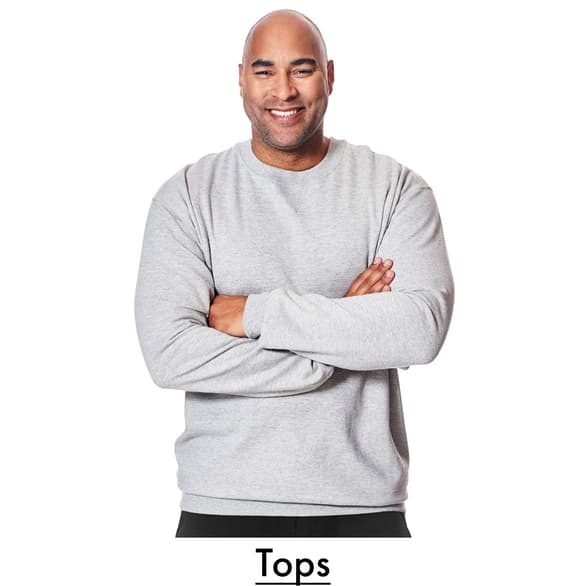 Shop All Mens Big & Tall Tops