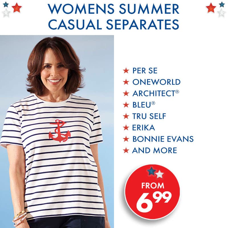 Shop Womens Summer Casual Apparel