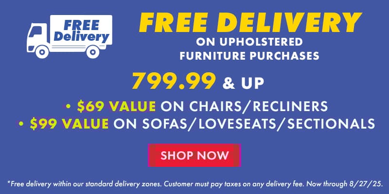 Free Delivery on Select Furniture 