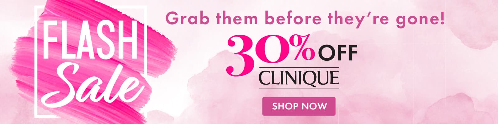 Clinique 30% off