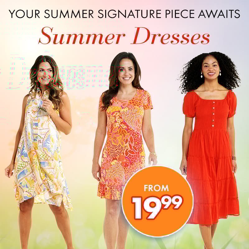 Summer Dresses From $19.99