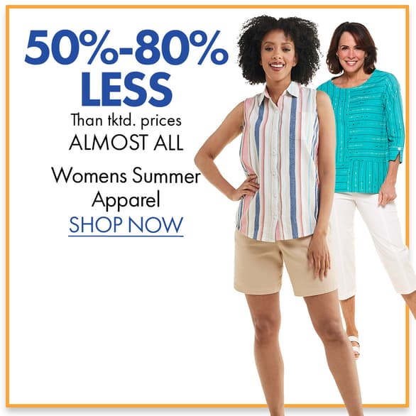 Womens Summer Apparel