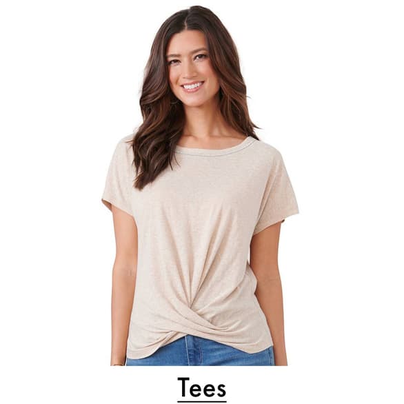 Women's Tops Tees, Blouses, Button Downs, & More Boscov's