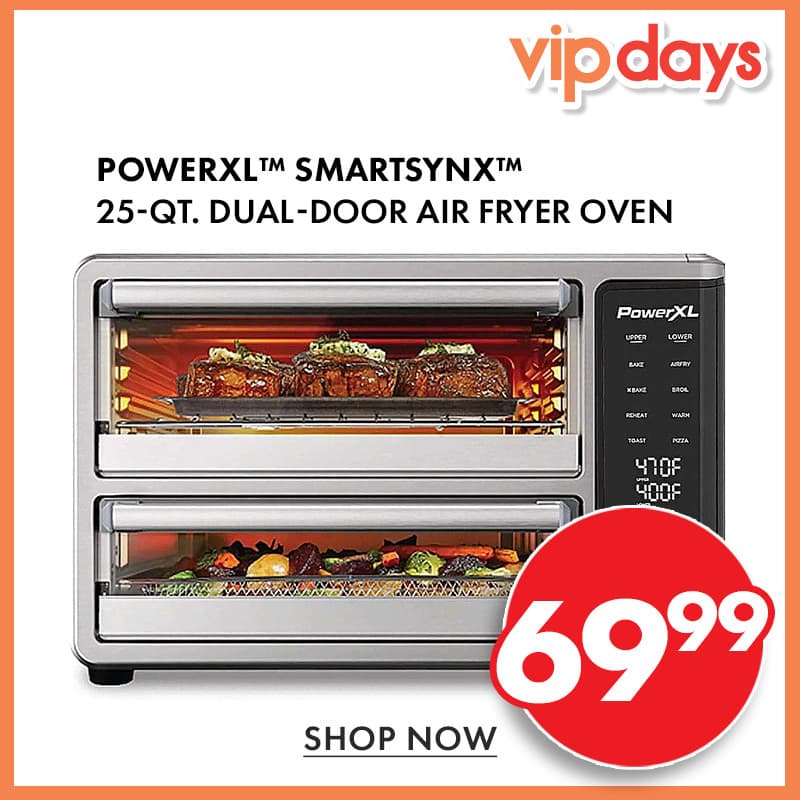 PowerXL Smartsynx™ 25qt. Dual Door Air Fryer Oven