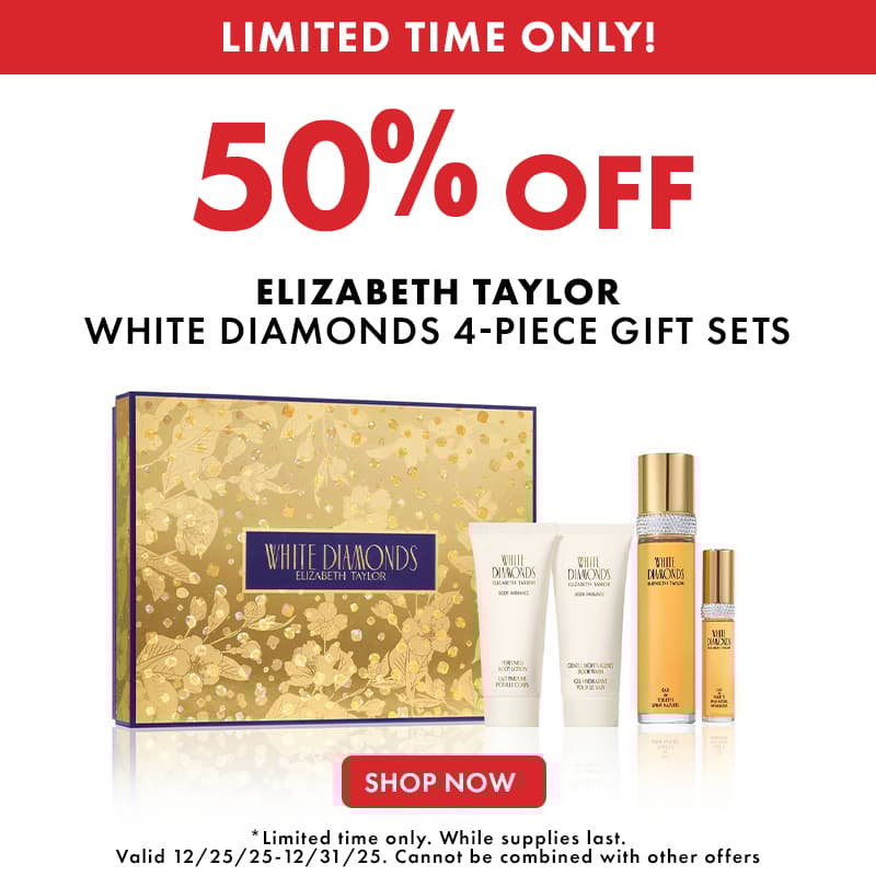 50% Off Elizabeth Taylor White Diamonds 4Pc. Gift Set