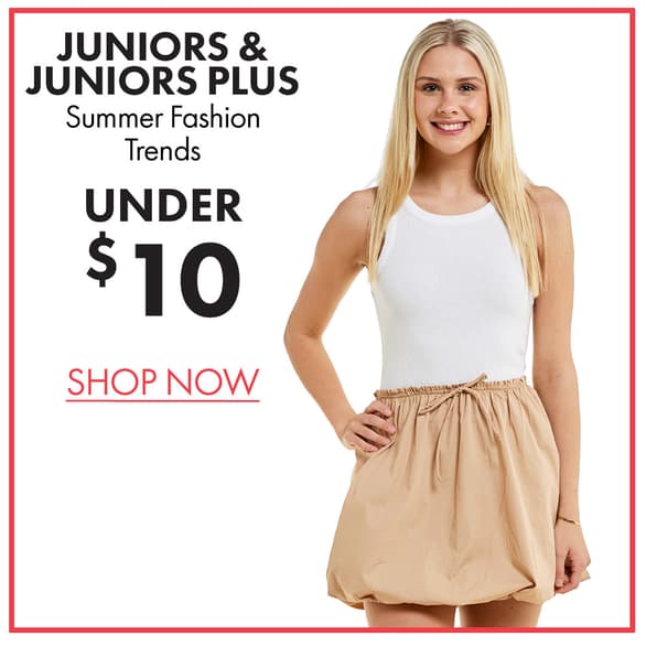 Juniors Clothing Under $10