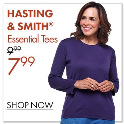 HASTING & SMITH® Essential Tees $7.99