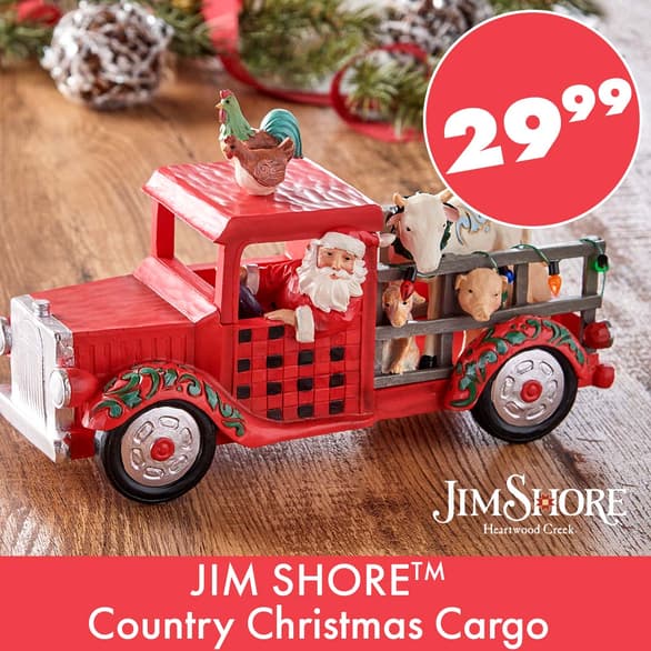 Jim Shore Country Christmas Cargo