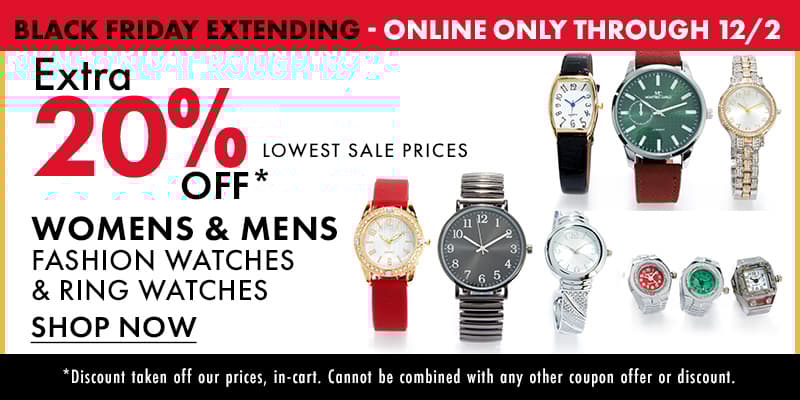 Extra 20% Off Fashion Watches