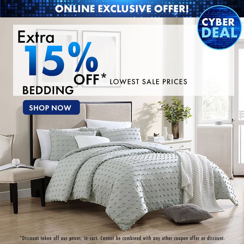 Extra 15% Off Online only bedding