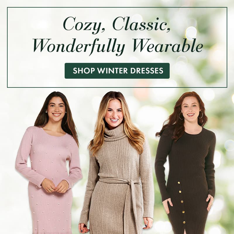 Winter Dresses From $19.99