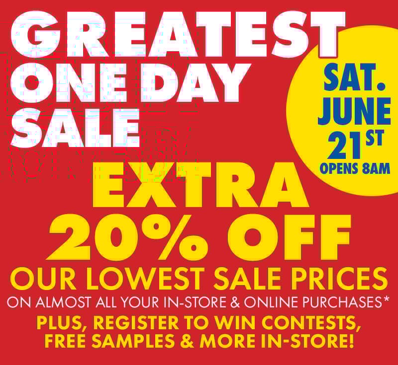 Greatest One Day Sale