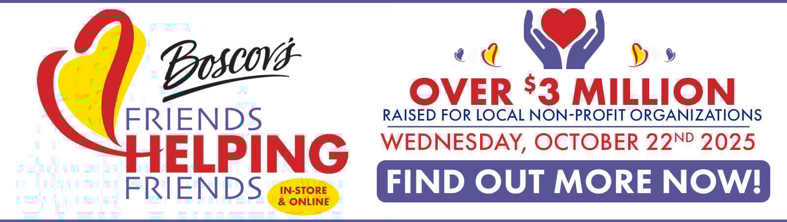 Register now for Friends Helping Friends