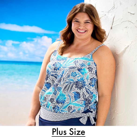 Shop Plus Size Swimwear