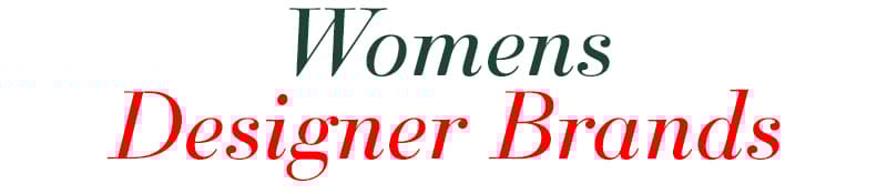Womens Designer Brands